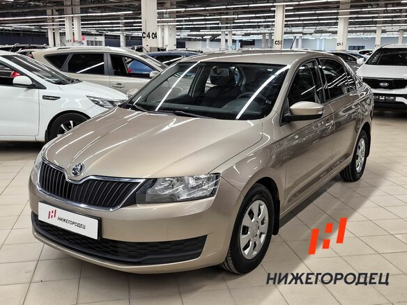 2019 Skoda Rapid I Рестайлинг, коричневый, 1300000 рублей