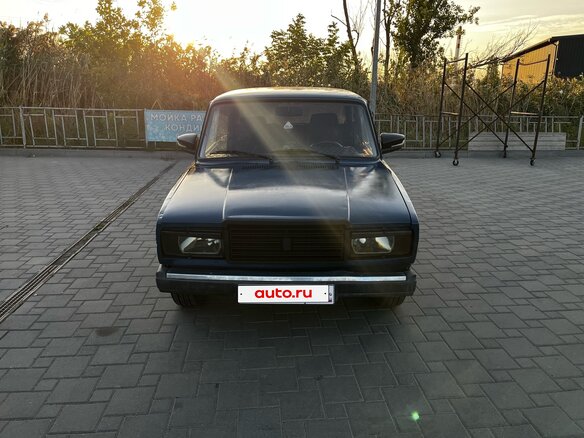 2002 Lada (ВАЗ) 2107, синий, 120000 рублей