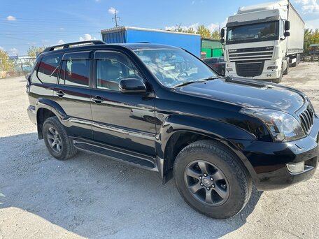 2008 Toyota Land Cruiser Prado 5-speed 120 Series Рестайлинг, чёрный, 2250000 рублей, вид 2
