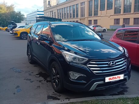 2014 Hyundai Santa Fe Grand III, чёрный, вид 1