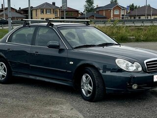 2009 Hyundai Sonata ТагАЗ IV (EF) Рестайлинг, серый, 330000 рублей, вид 3