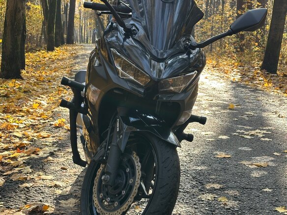 2018 Kawasaki Ninja 400, чёрный, 470000 рублей