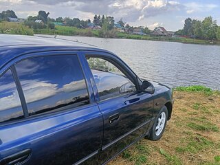 2008 Hyundai Accent ТагАЗ II, синий, 450000 рублей, вид 3
