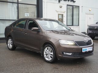 2017 Skoda Rapid I Рестайлинг, коричневый, 1195000 рублей, вид 3