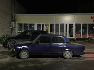 2007 Lada (ВАЗ) 2107, синий, 85000 рублей, вид 2