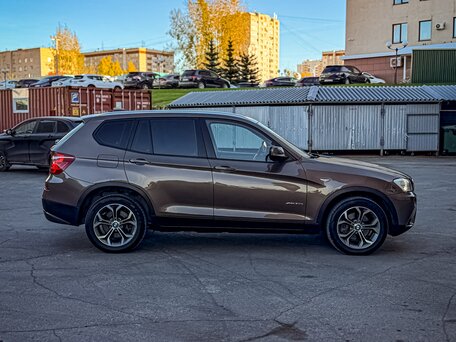 2013 BMW X3 30d xDrive II (F25), коричневый, 1550000 рублей, вид 3