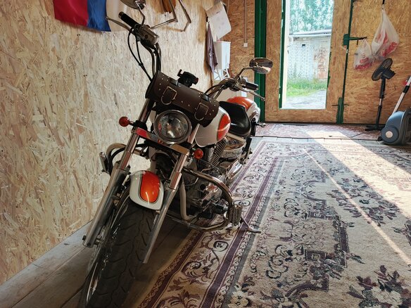 2001 Yamaha XVS1100, белый, 590000 рублей - вид 4