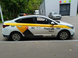 2017 Hyundai Solaris II, жёлтый, 950000 рублей, вид 2