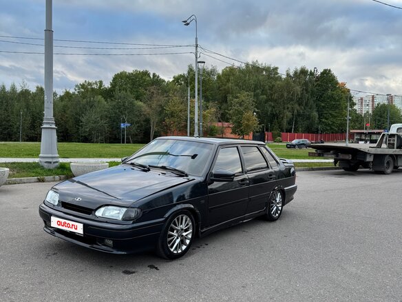 2008 Lada (ВАЗ) 2115, чёрный, 168000 рублей - вид 1