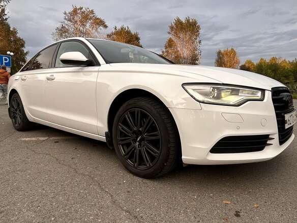2014 Audi A6 IV (C7), белый, 1800000 рублей - вид 3