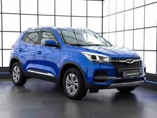 2021 Chery Tiggo 4 I Рестайлинг, синий, 1423000 рублей, вид 3