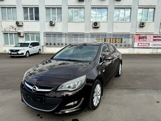2013 Opel Astra J Рестайлинг, коричневый, 970000 рублей, вид 2