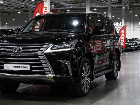 2016 Lexus LX 570 III Рестайлинг 2, чёрный, 7099700 рублей, вид 4