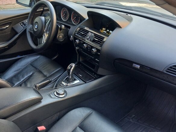 2008 BMW 6 серии 630i II (E63/E64) Рестайлинг, серебристый, 1200000 рублей - вид 5