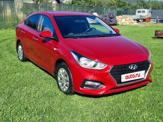 2017 Hyundai Solaris II, пурпурный, 1400000 рублей, вид 3