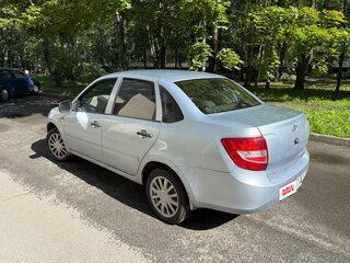2013 Lada (ВАЗ) Granta I, голубой, 169000 рублей, вид 4