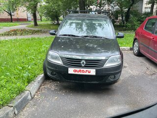 2011 Renault Logan I Рестайлинг, чёрный, 180000 рублей, вид 1