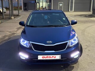 2015 Kia Rio III Рестайлинг, синий, 839999 рублей, вид 2