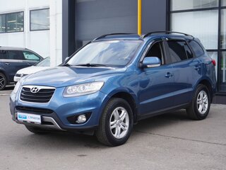 2012 Hyundai Santa Fe II Рестайлинг, синий, 1140000 рублей, вид 1