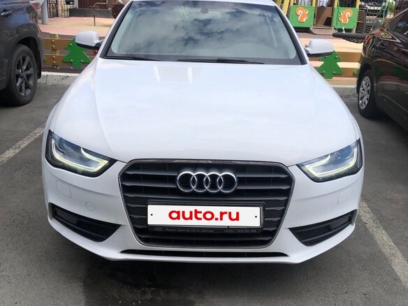 2014 Audi A4 IV (B8) Рестайлинг, белый, 1500000 рублей - вид 2