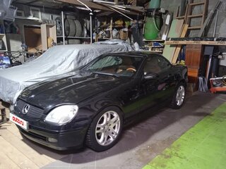 1999 Mercedes-Benz SLK-Класс 230 I (R170), чёрный, 750000 рублей, вид 1
