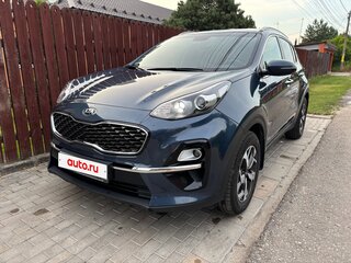 2019 Kia Sportage IV Рестайлинг, синий, 2400000 рублей, вид 2