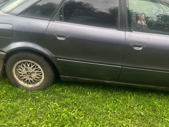 1993 Audi 80 V (B4), фиолетовый, 100000 рублей - вид 3