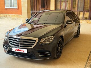 2017 Mercedes-Benz S-Класс 560 Long VI (W222, C217) Рестайлинг, чёрный, 5100000 рублей, вид 1