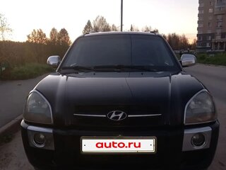2007 Hyundai Tucson I, чёрный, 750000 рублей, вид 1