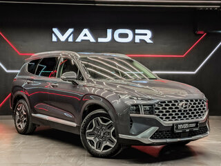 2021 Hyundai Santa Fe IV Рестайлинг, синий, 3650000 рублей, вид 3