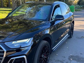 2021 Audi Q5 L 45 TFSI II (FY) Рестайлинг, чёрный, 4250000 рублей, вид 5