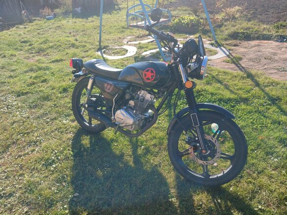 2021 Regulmoto RM125, чёрный, 70000 рублей