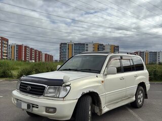1998 Toyota Land Cruiser 100 Series, белый, 950000 рублей, вид 3
