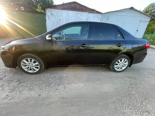 2012 Toyota Corolla X (E140, E150) Рестайлинг, чёрный, 950000 рублей, вид 4