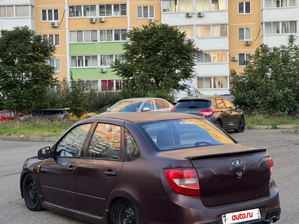 2012 Lada (ВАЗ) Granta I, пурпурный, 250000 рублей - вид 6