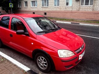 2004 Opel Corsa C Рестайлинг, красный, 210000 рублей, вид 4