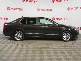 2013 Skoda Superb DSG II Рестайлинг, коричневый, 1080000 рублей, вид 4
