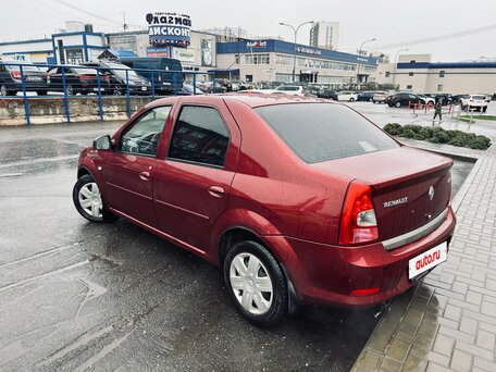 2010 Renault Logan I Рестайлинг, красный, 470000 рублей, вид 4