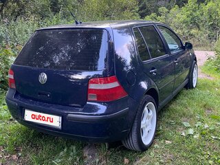 2002 Volkswagen Golf IV, синий, 310000 рублей, вид 3