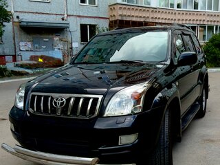 2008 Toyota Land Cruiser Prado 4-speed 120 Series Рестайлинг, чёрный, 2500000 рублей, вид 1