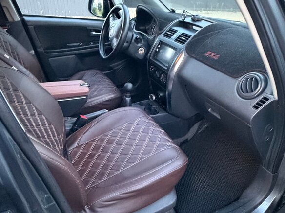 2008 Suzuki SX4 I (Classic), серый, 680000 рублей - вид 6