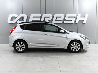 2015 Hyundai Solaris I Рестайлинг, серебристый, 1155000 рублей, вид 5