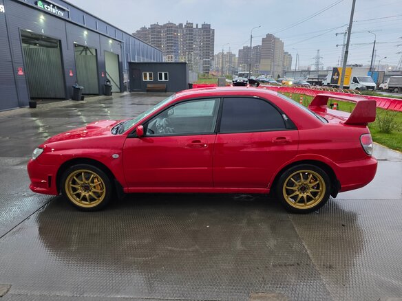 2006 Subaru Impreza II Рестайлинг 2, красный, 1250000 рублей - вид 13