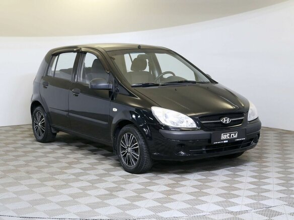 2006 Hyundai Getz I Рестайлинг, чёрный - вид 2