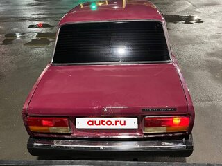 2004 Lada (ВАЗ) 2107, пурпурный, 75000 рублей, вид 5