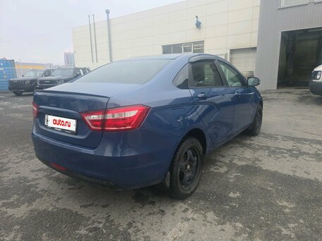 2019 Lada (ВАЗ) Vesta I, синий, 849000 рублей, вид 2