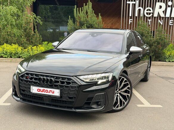 2023 Audi S8 IV (D5) Рестайлинг, чёрный