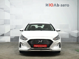 2018 Hyundai Sonata VII (LF) Рестайлинг, белый, 1550000 рублей, вид 2
