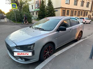 2012 Mitsubishi Lancer X Рестайлинг, серебристый, 500000 рублей, вид 1