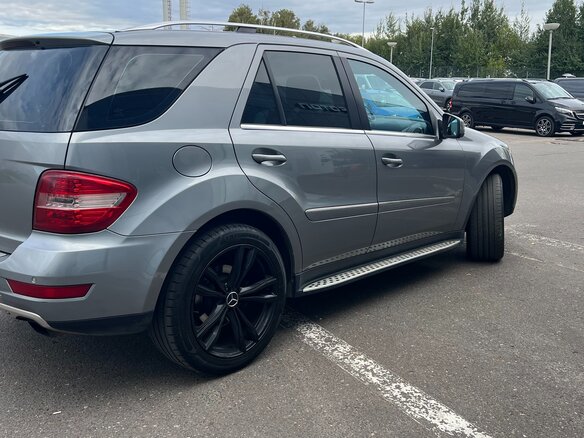 2010 Mercedes-Benz M-Класс 350 II (W164) Рестайлинг, серый - вид 9